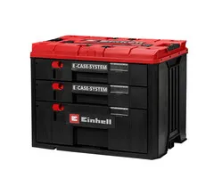 Einhell Gereedschap Einhell E-Case Schubladenkoffer – Modulair Opbergsysteem met 3 Lades