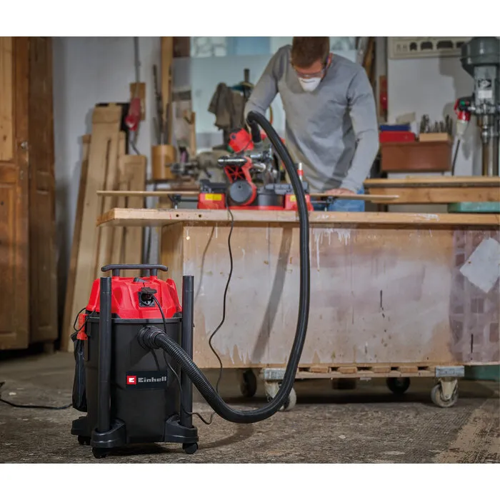 Einhell Gereedschap Einhell TC-VC 2555 A – Nat-/Droogzuiger – 25L – 850W – Met stopcontactfunctie