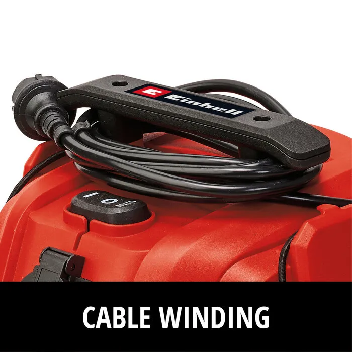 Einhell Gereedschap Einhell TC-VC 2555 A – Nat-/Droogzuiger – 25L – 850W – Met stopcontactfunctie