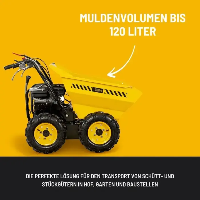 Güde Güde Allraddumper GAD 400.1/4x4 – 400 kg – Benzine – 4x4 Aandrijving
