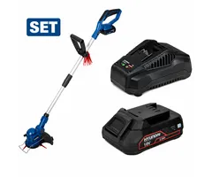 Hyundai Hyundai 20V Accu Grastrimmer 225 mm – Inclusief 2.0 Ah Accu & Lader – Uitschuifbare Steel 110-140 cm