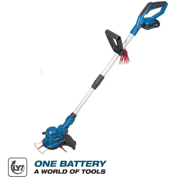 Hyundai Hyundai 20V Accu Grastrimmer 225 mm – Inclusief 2.0 Ah Accu & Lader – Uitschuifbare Steel 110-140 cm