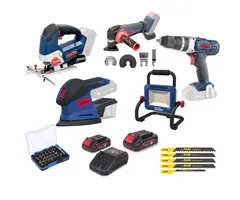 Güde Güde Accu Combiset 18V E³ – 9-delig – Complete Gereedschap Set