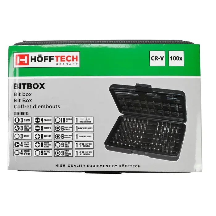 Benson Tools Benson Bitbox 100-delig – Complete Bitset in Opbergbox