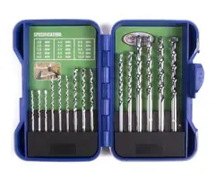 Benson Tools Benson Boorset 15-delig Steen – Hardcase – Carbon Steel