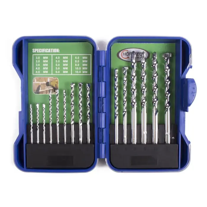 Benson Tools Benson Boorset 15-delig Steen – Hardcase – Carbon Steel