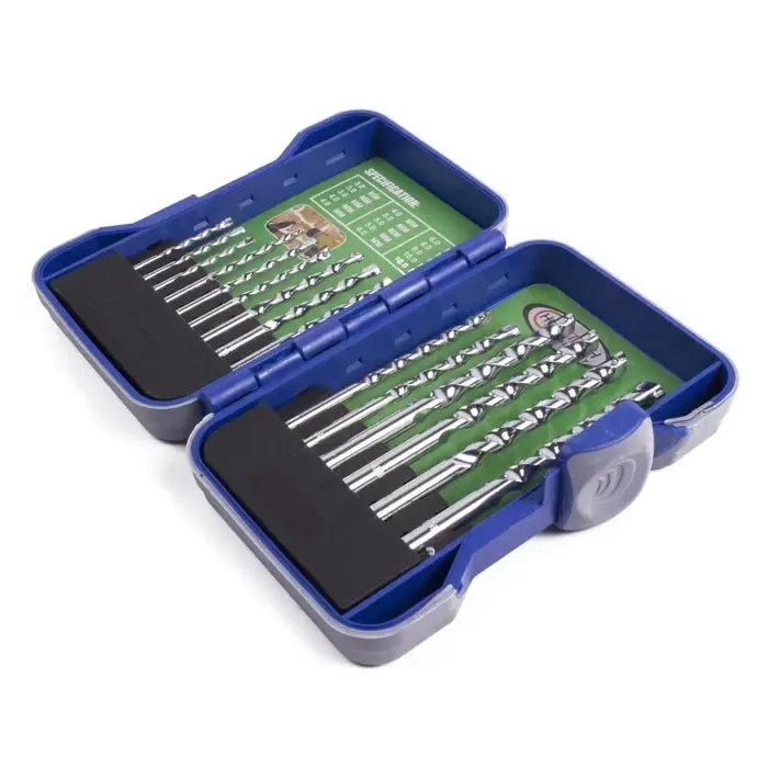 Benson Tools Benson Boorset 15-delig Steen – Hardcase – Carbon Steel