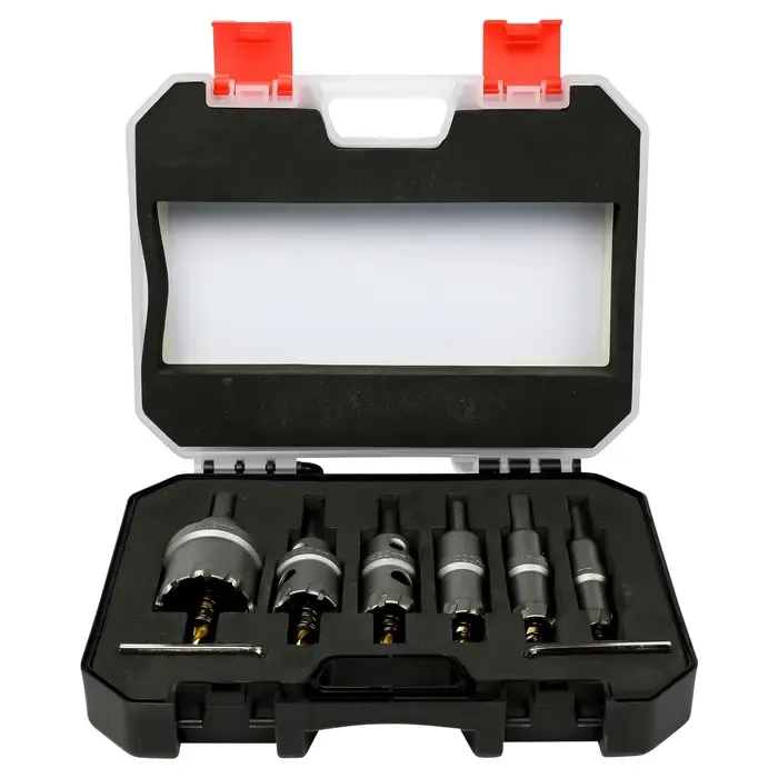 Benson Tools Benson Gatenzaagset RVS TCT 16-35 mm – 7-delig – Hardmetalen Zaagset