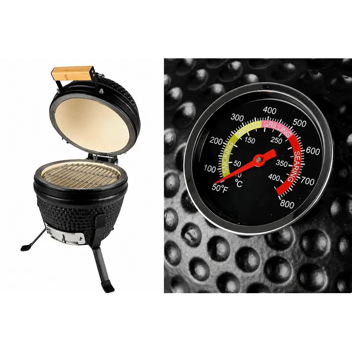 Benson Tools Benson Garden Kamado 13 inch mat zwart