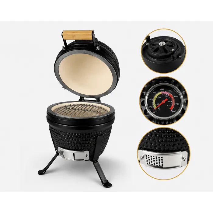 Benson Tools Benson Garden Kamado 13 inch mat zwart