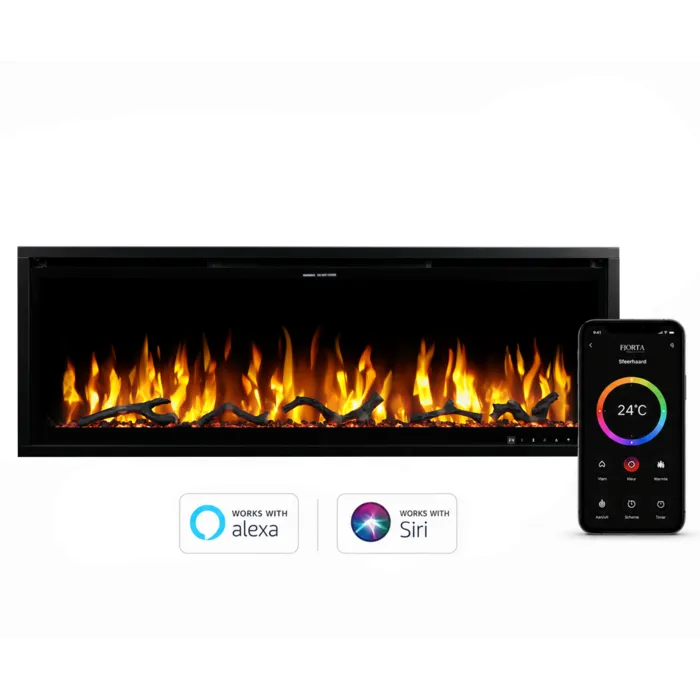 FJORTA FJORTA Elektrische Sfeerhaard 40" ODIN – 102 cm – 800 / 1600 Watt
