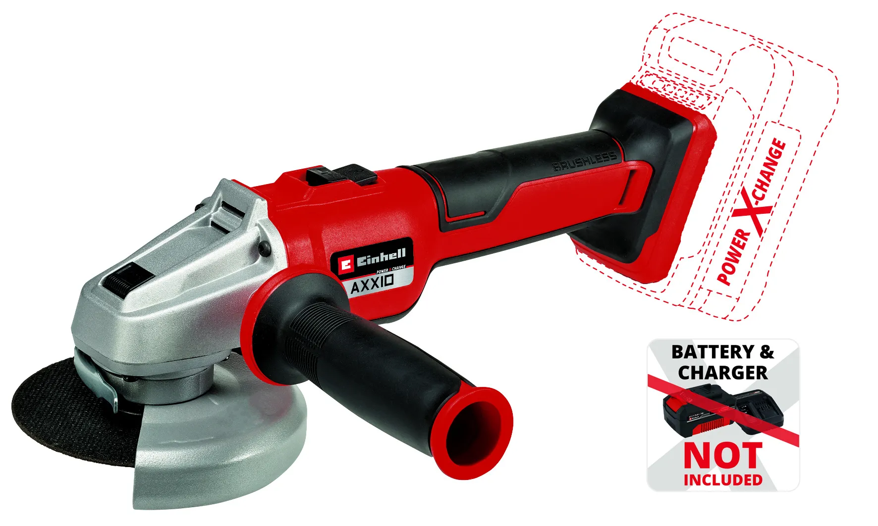 Einhell Gereedschap Einhell AXXIO Accu haakse slijper 18/125 Q