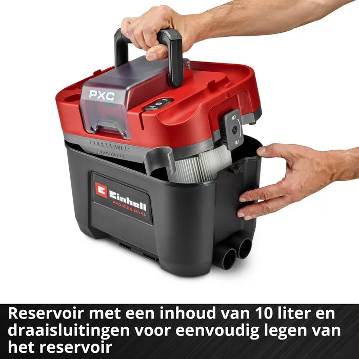 Einhell Gereedschap Einhell TP-VC 18/10 Li BL L-Solo – Accu Nat- en Droogzuiger Professional Power X-Change