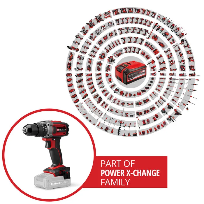 Einhell Gereedschap Einhell TE-CD 18/52 Li-i Solo – Accu Klopboor-/Schroefmachine Power X-Change