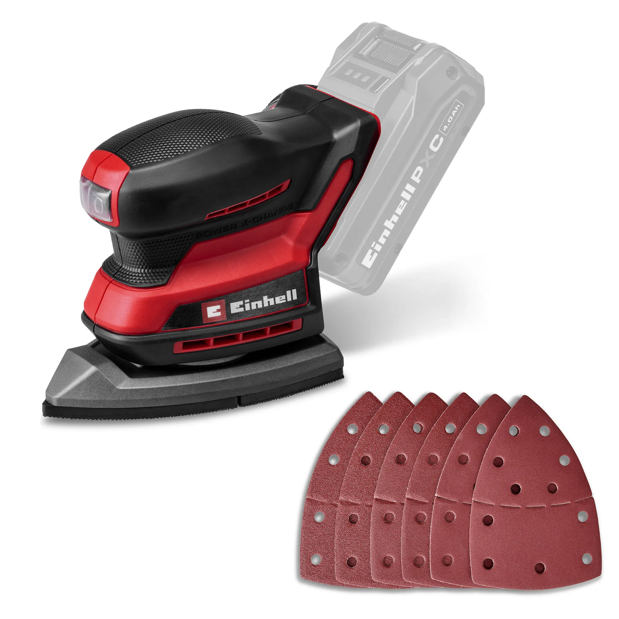 Einhell Gereedschap Einhell TE-OS 18/150-2 Li Solo Accu Delta Schuurmachine 18V Power X-Change