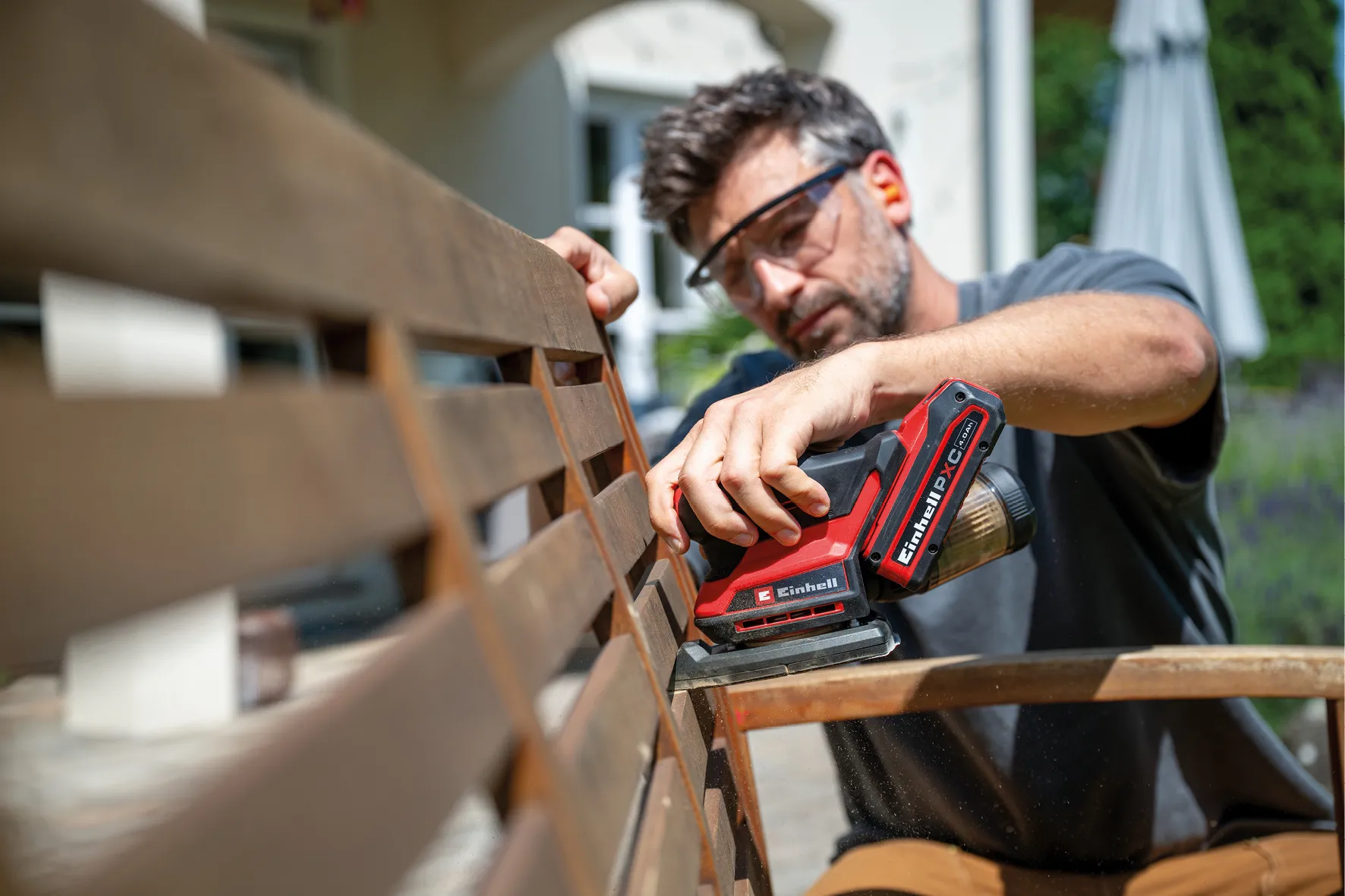 Einhell Gereedschap Einhell TE-OS 18/150-2 Li Solo Accu Delta Schuurmachine 18V Power X-Change