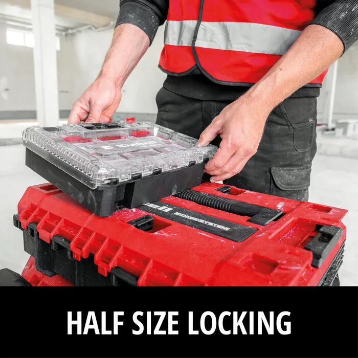 Einhell Gereedschap Einhell E-Case S-F SEALED – Water- en Stofdichte Systeemkoffer met Schuiminleg IP65