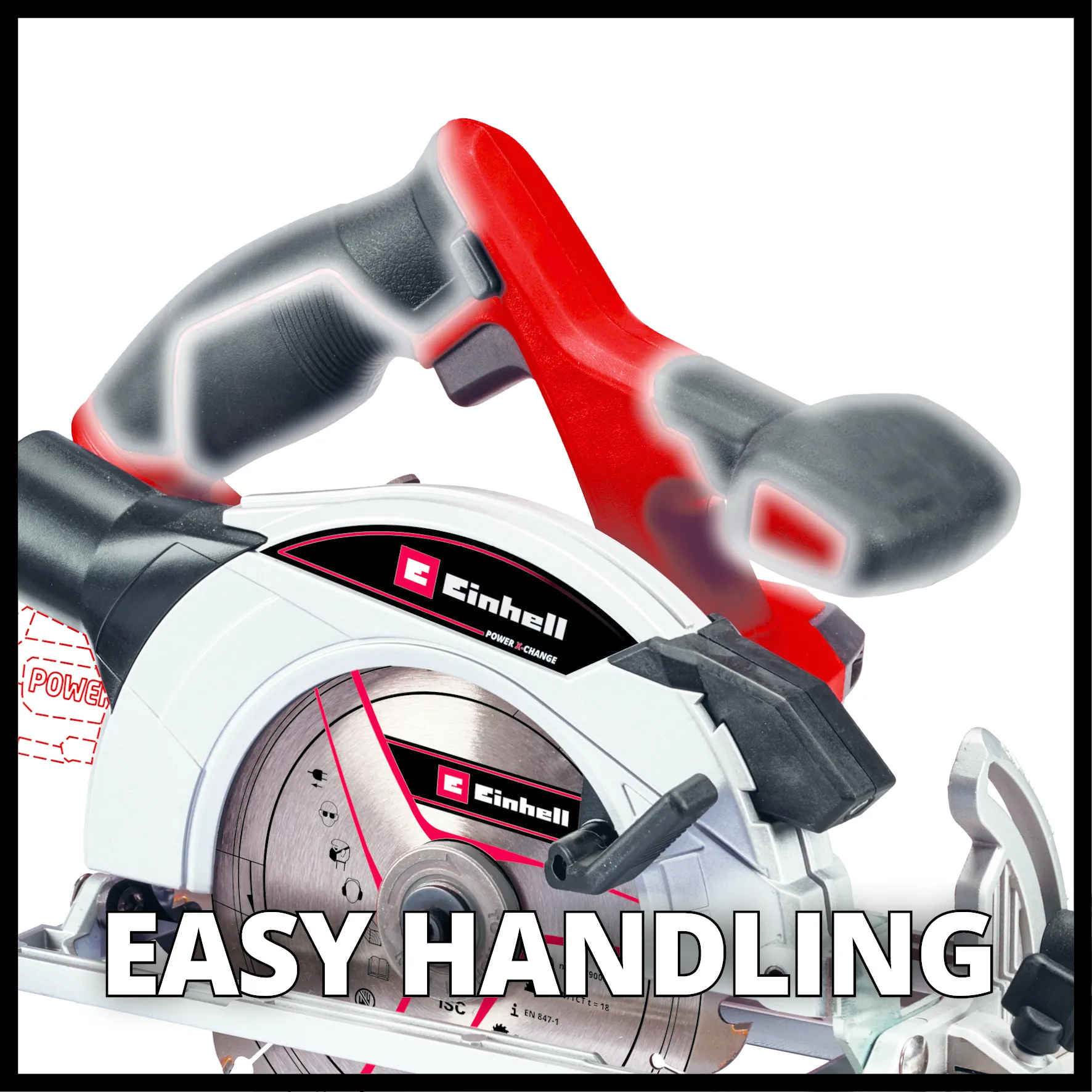 Einhell Gereedschap Einhell TE-CS 18/165-1 Li Solo Accu-handcirkelzaag - 2e KEUS