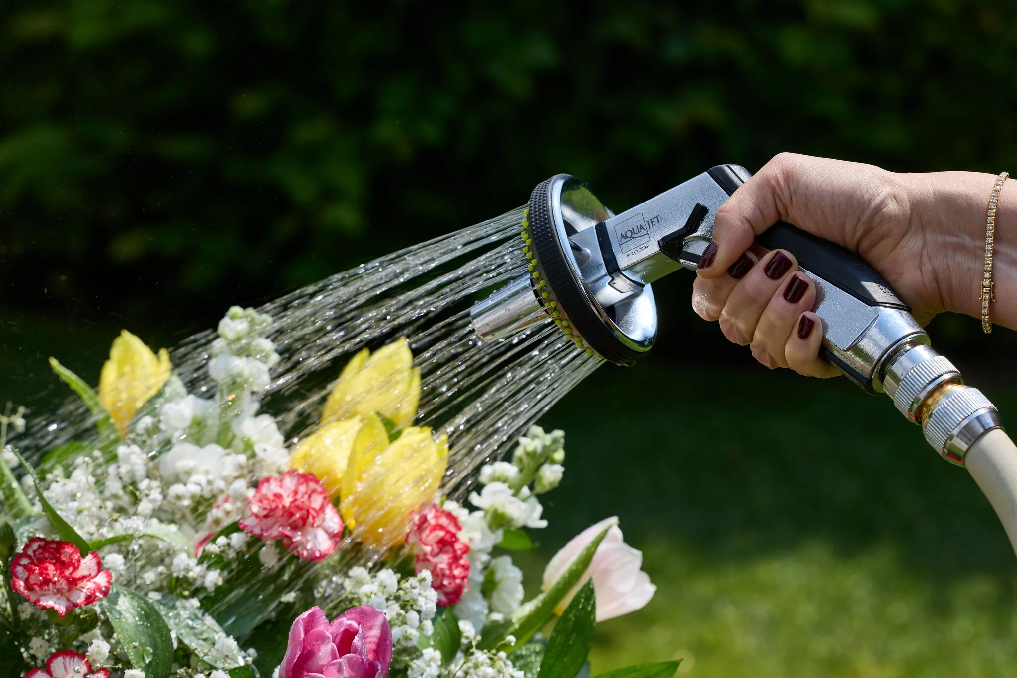 AquaJet Colortap AquaJet 440 Metalen Tuinspuit met Zelfvergrendeling