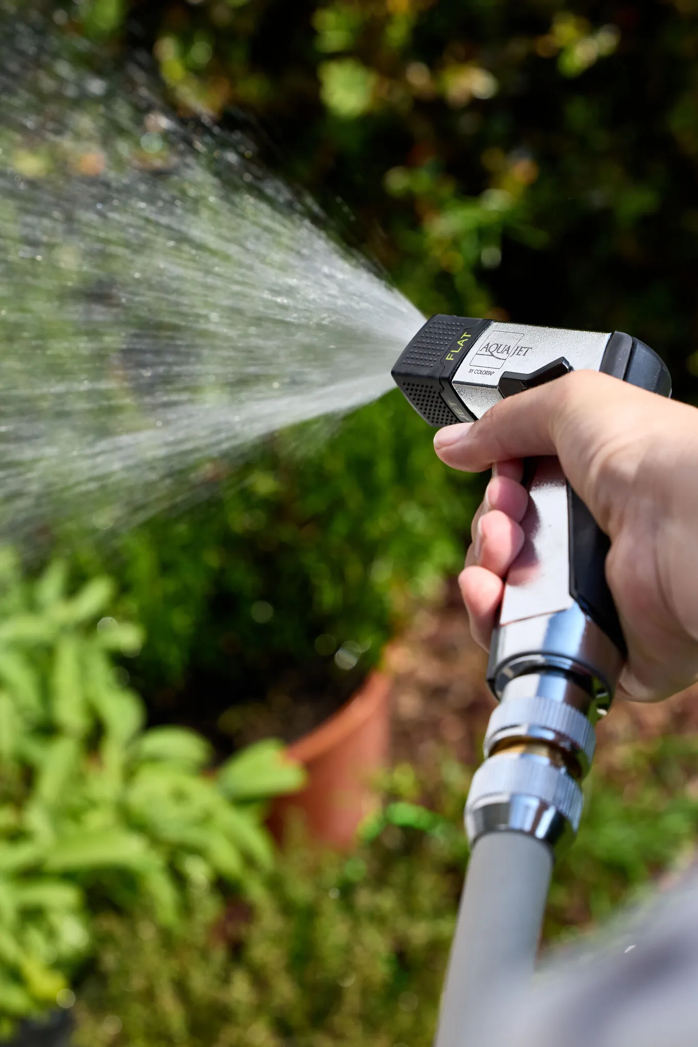 AquaJet Colortap AquaJet 441 Metalen Tuinspuit met 4 Sproeistanden