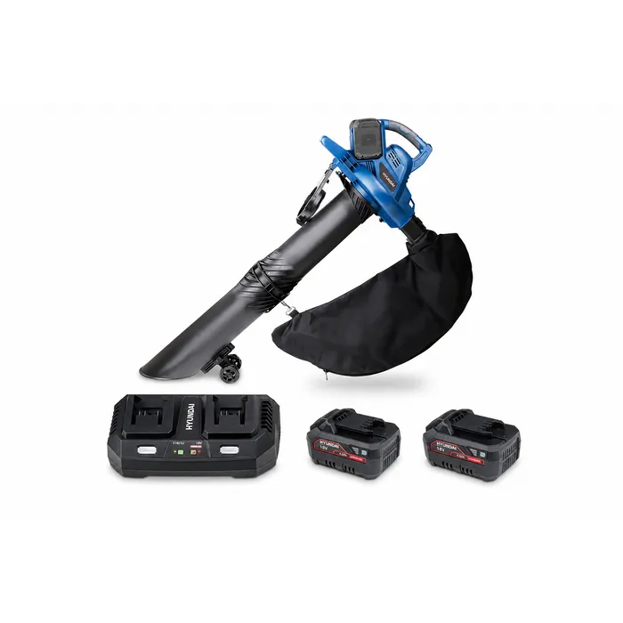Hyundai Hyundai 40V 3-in-1 Accu Bladblazer KIT – Inclusief 2x 4,0Ah Accu en Duo-lader