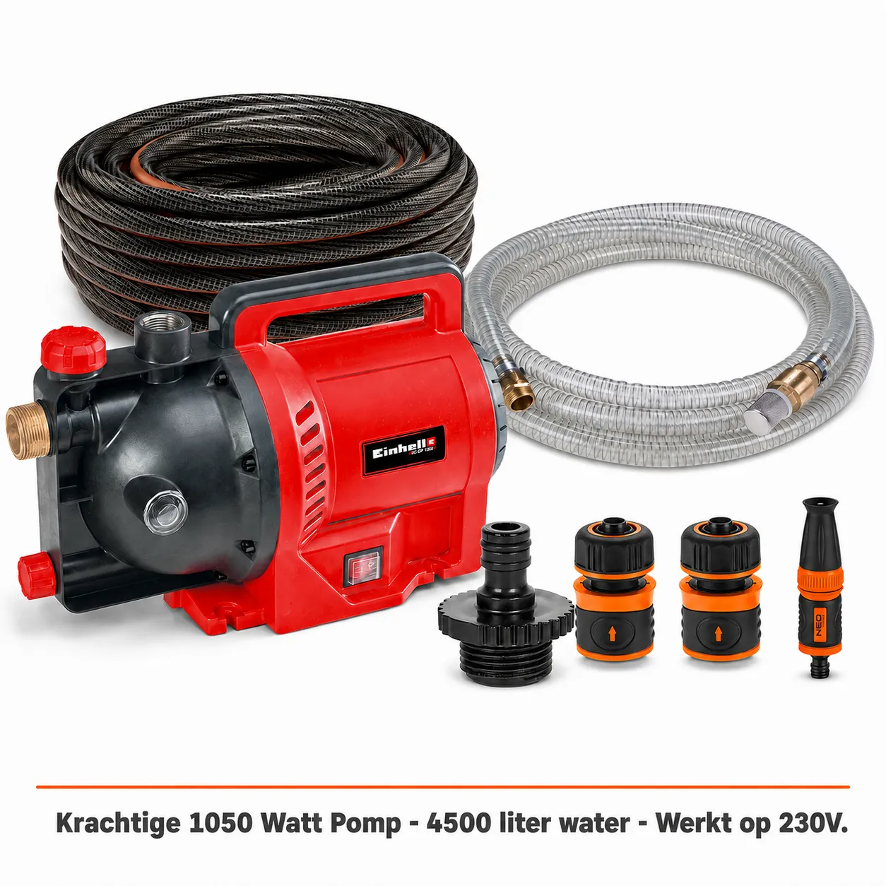 Einhell Gereedschap Einhell GC-GP 1045 Tuinpomp Complete Set