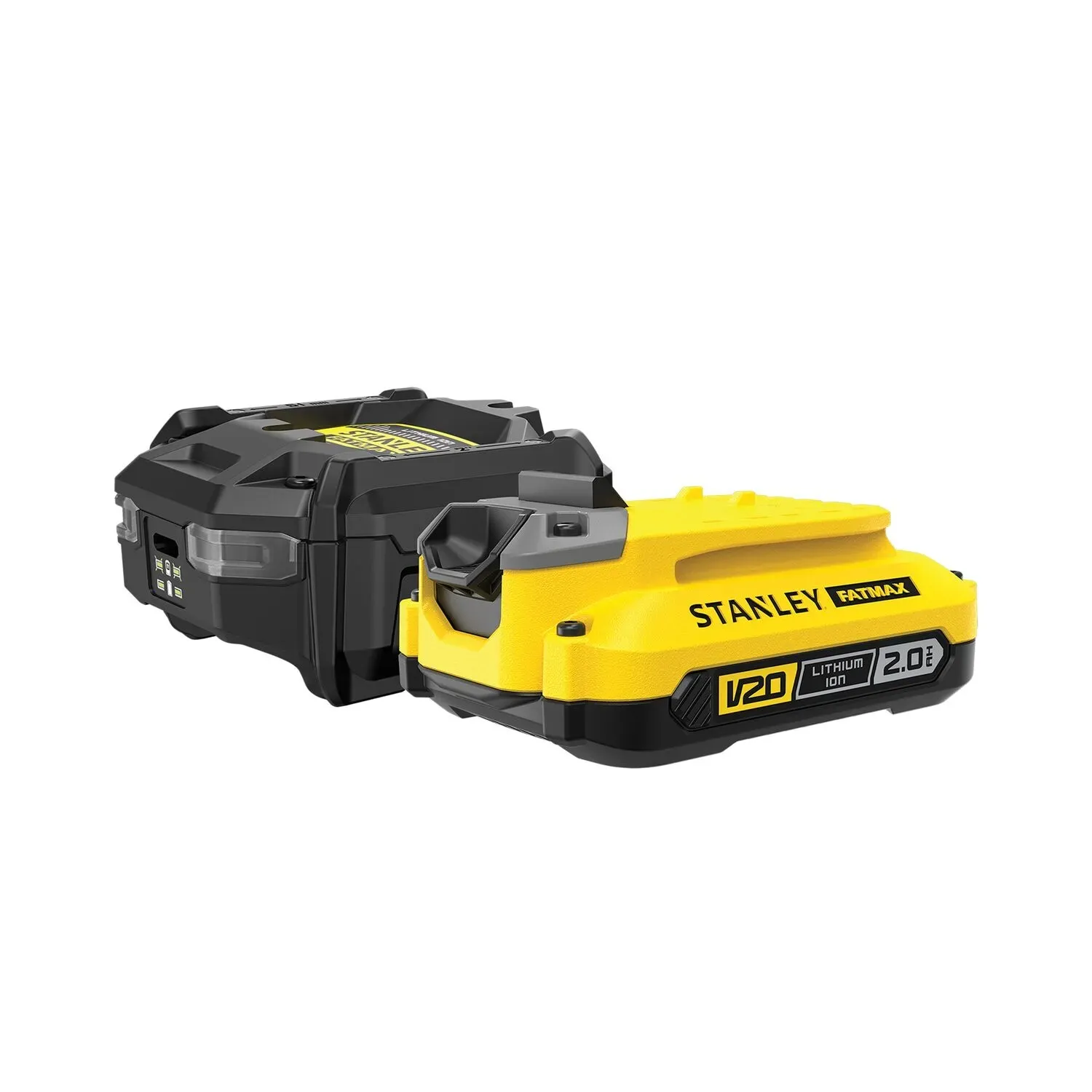 Stanley Stanley FATMAX V20 SFMCF830B Brushless Slagschroevendraaier Set 18V – 2,0Ah Accu, Lader en 36-delige Bitset