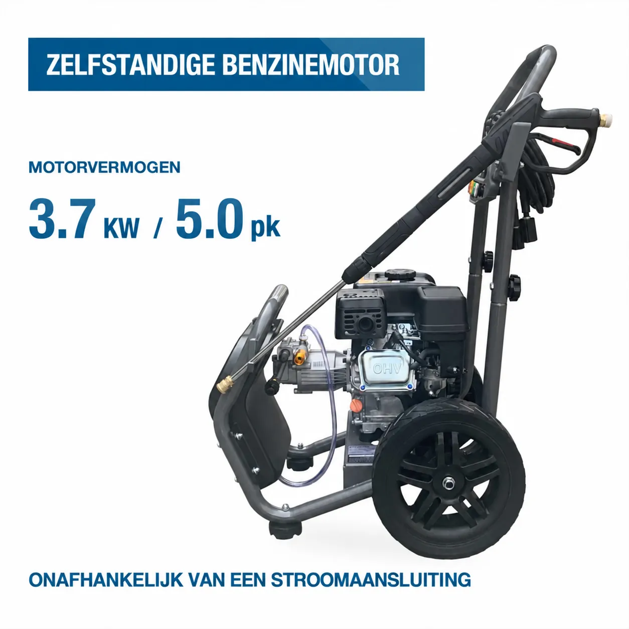 Hyundai Hyundai HYW3400P Benzine Hogedrukreiniger 234 bar – 209 cc – 9 l/min