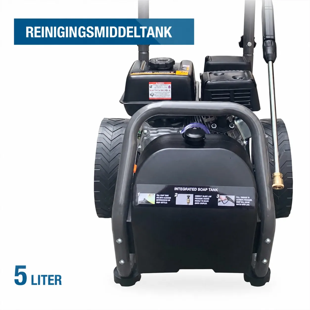 Hyundai Hyundai HYW3400P Benzine Hogedrukreiniger 234 bar – 209 cc – 9 l/min