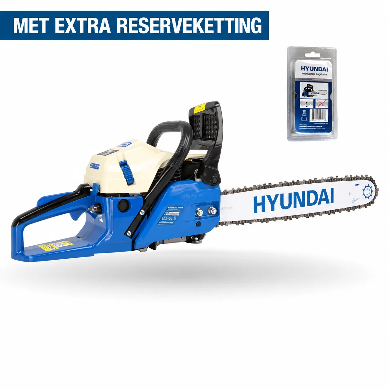 Hyundai Hyundai CS6220G Benzine Kettingzaag 61,5 cc – 50 cm – 3,9 pk