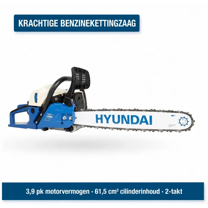 Hyundai Hyundai CS6220G Benzine Kettingzaag 61,5 cc – 50 cm – 3,9 pk