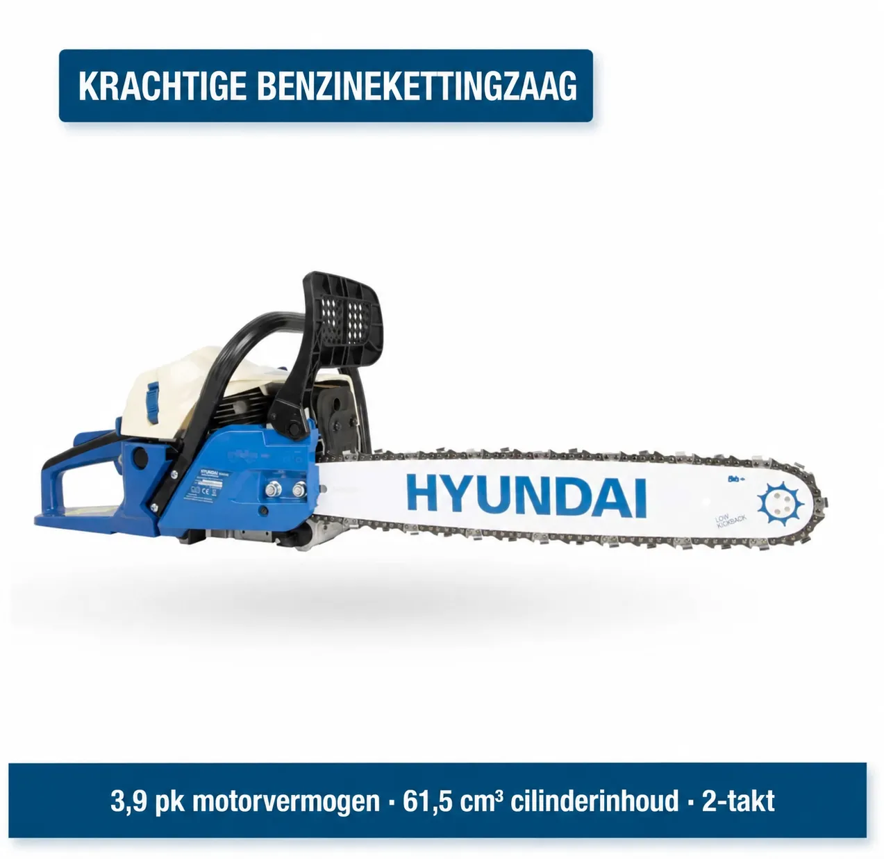 Hyundai Hyundai CS6220G Benzine Kettingzaag 61,5 cc – 50 cm – 3,9 pk