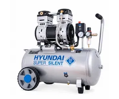 Hyundai Hyundai 50 Liter Stille Compressor – 8 Bar, 232 l/min en Olievrij | SAC55753