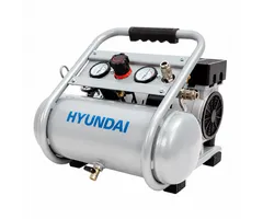 Hyundai Hyundai 750 W Silent Compressor met 8 Liter Tank – 9 Bar, Olievrij en 49 dB(A) | SAC75008