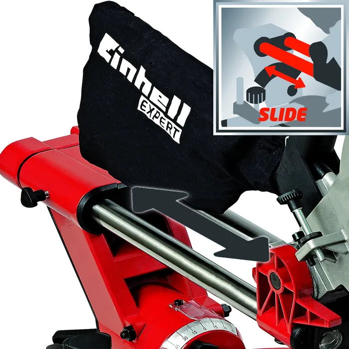 Einhell Gereedschap Einhell TE-SM 2534 Dual Trek-, Afkort- en Verstekzaag – 1800 W