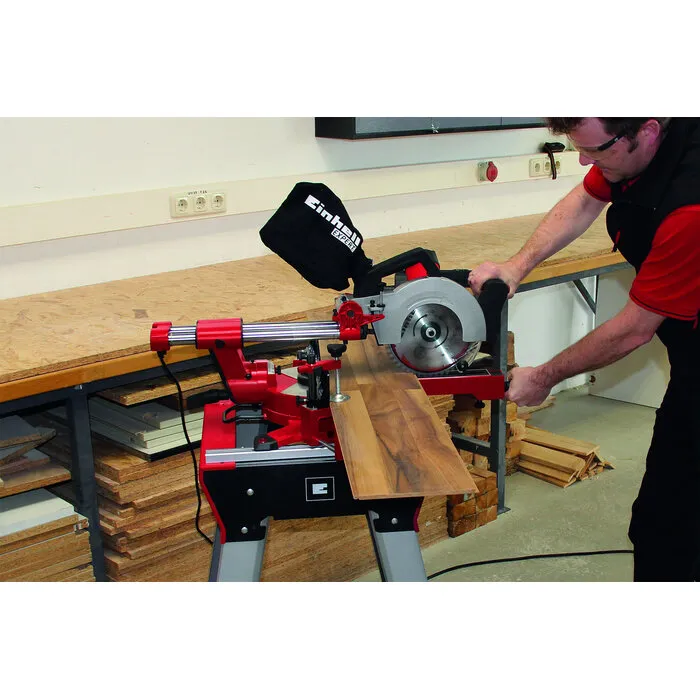 Einhell Gereedschap Einhell TE-SM 2534 Dual Trek-, Afkort- en Verstekzaag – 1800 W