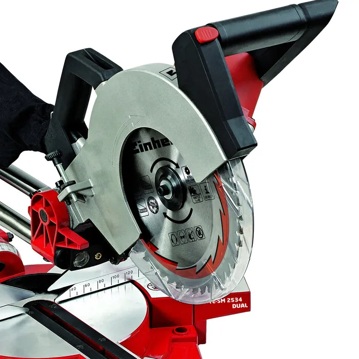 Einhell Gereedschap Einhell TE-SM 2534 Dual Trek-, Afkort- en Verstekzaag – 1800 W