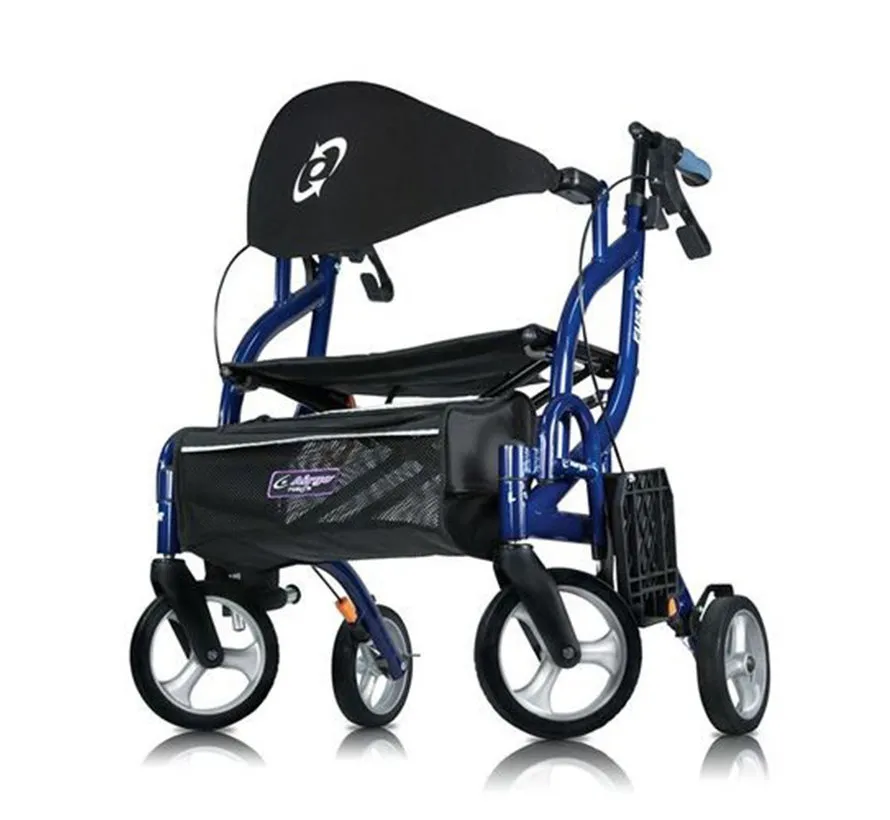 Fusion rollator en rolstoel in een (9,5 kg)