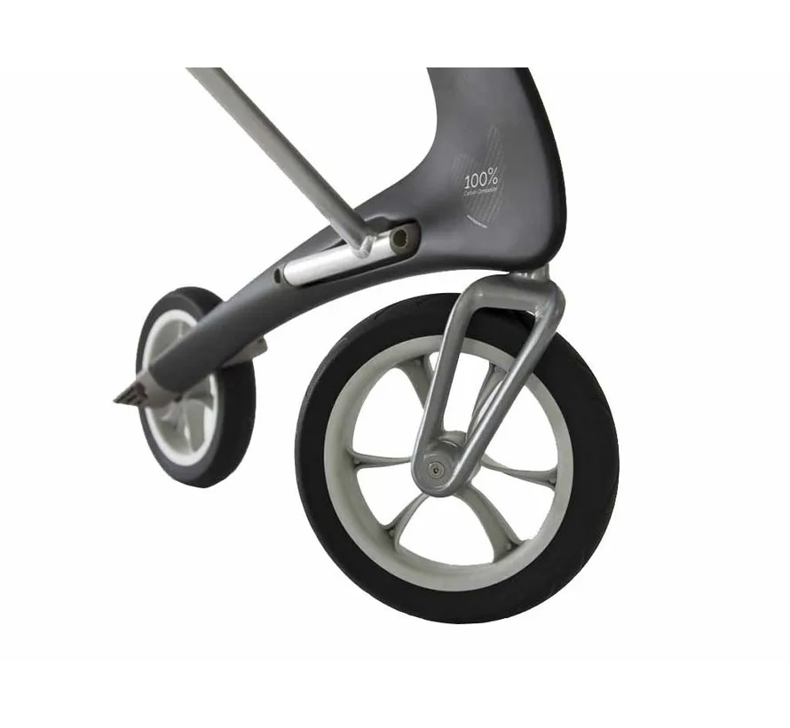 Carbon rollator Ultralight Comfort met Weekendtas (4,8 kg)