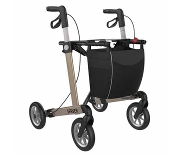 Rehasense Lichtgewicht rollator Server Comfort met SOFT wielen (7 kg)