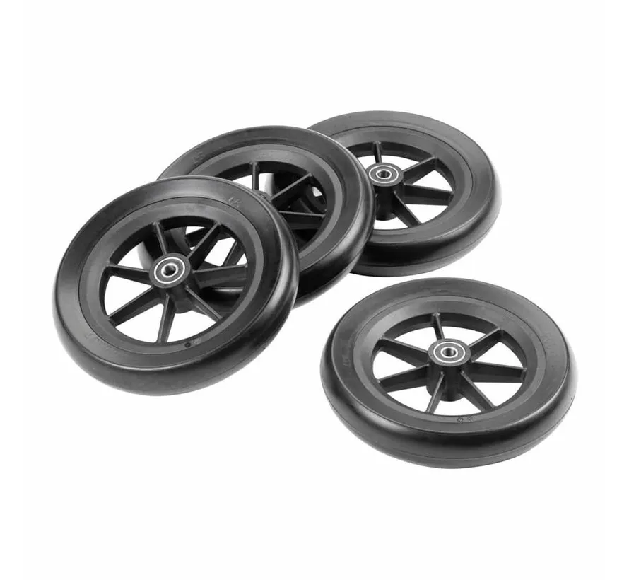 Set softwielen voor rollators