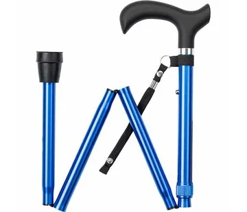 Wandelstok opvouwbaar - Blauw