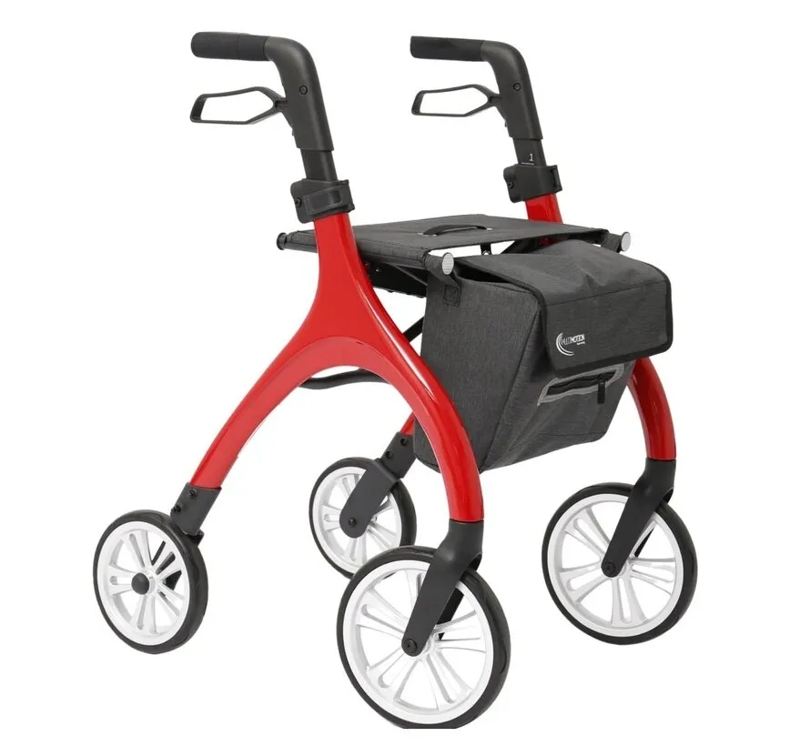 Curve lichtgewicht rollator met softwielen