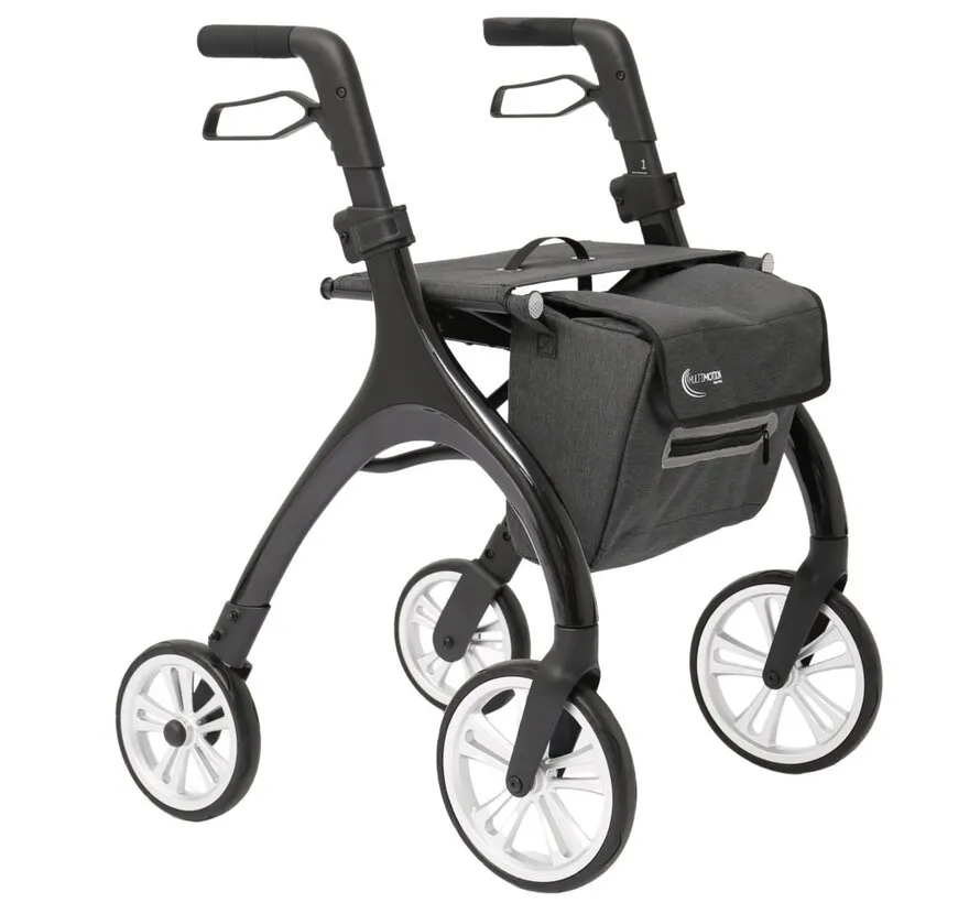 Curve lichtgewicht rollator met softwielen