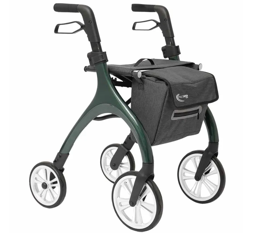 Curve lichtgewicht rollator met softwielen