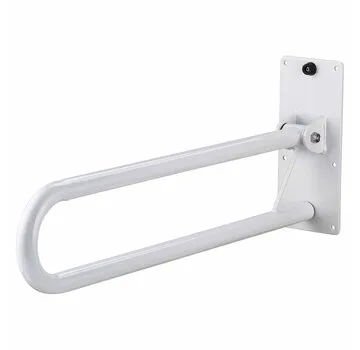 Toiletbeugel opklapbaar 76 cm, Wit (Buitenkansje)