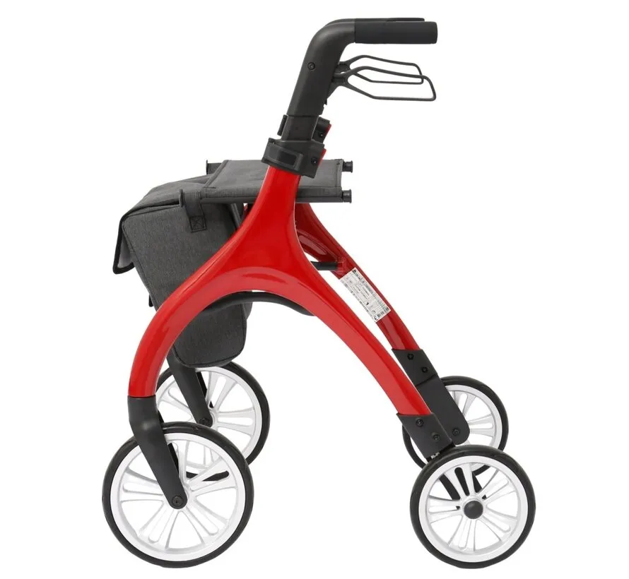 Curve lichtgewicht rollator met softwielen