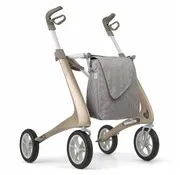 byAcre Carbon rollator Ultralight Comfort met Weekendtas (4,8 kg)