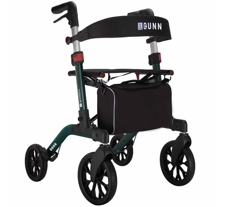 Rollator Brooklyn dubbel opvouwbaar met zachte banden