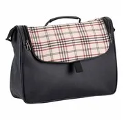 Rollatortas skai leer met motief en ritssluiting